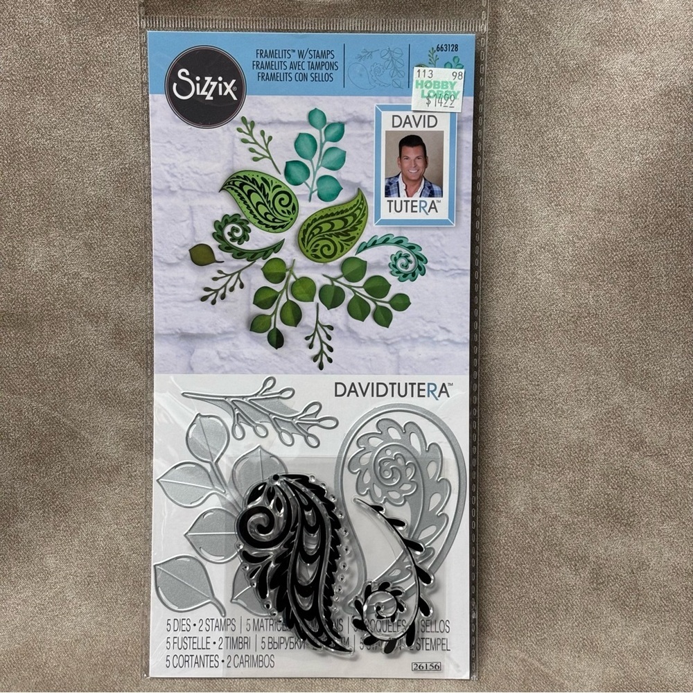 Sizzix David Tutera
Eucalyptus & Florish
Framelits W/ Stamps 663128